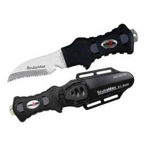 Scuba Max KN-200 420SS Rounded Tip Scuba Knife