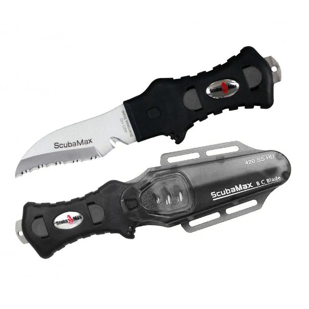 Scuba Max KN-200 420SS Rounded Tip Scuba Knife