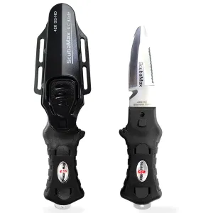 Scuba Max KN-216 420SS Blunt Tip Scuba Knife