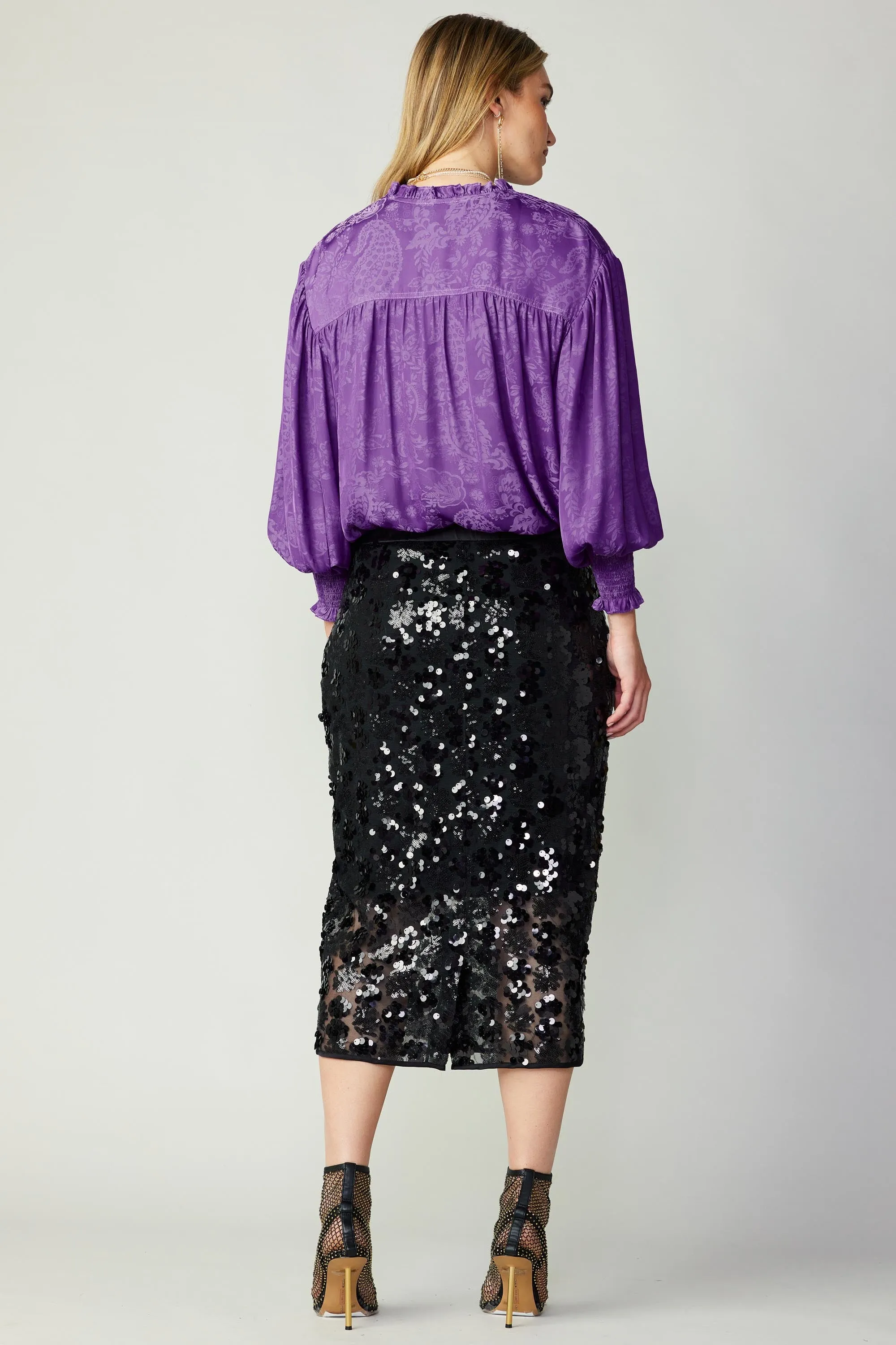 Sequin Pencil Skirt