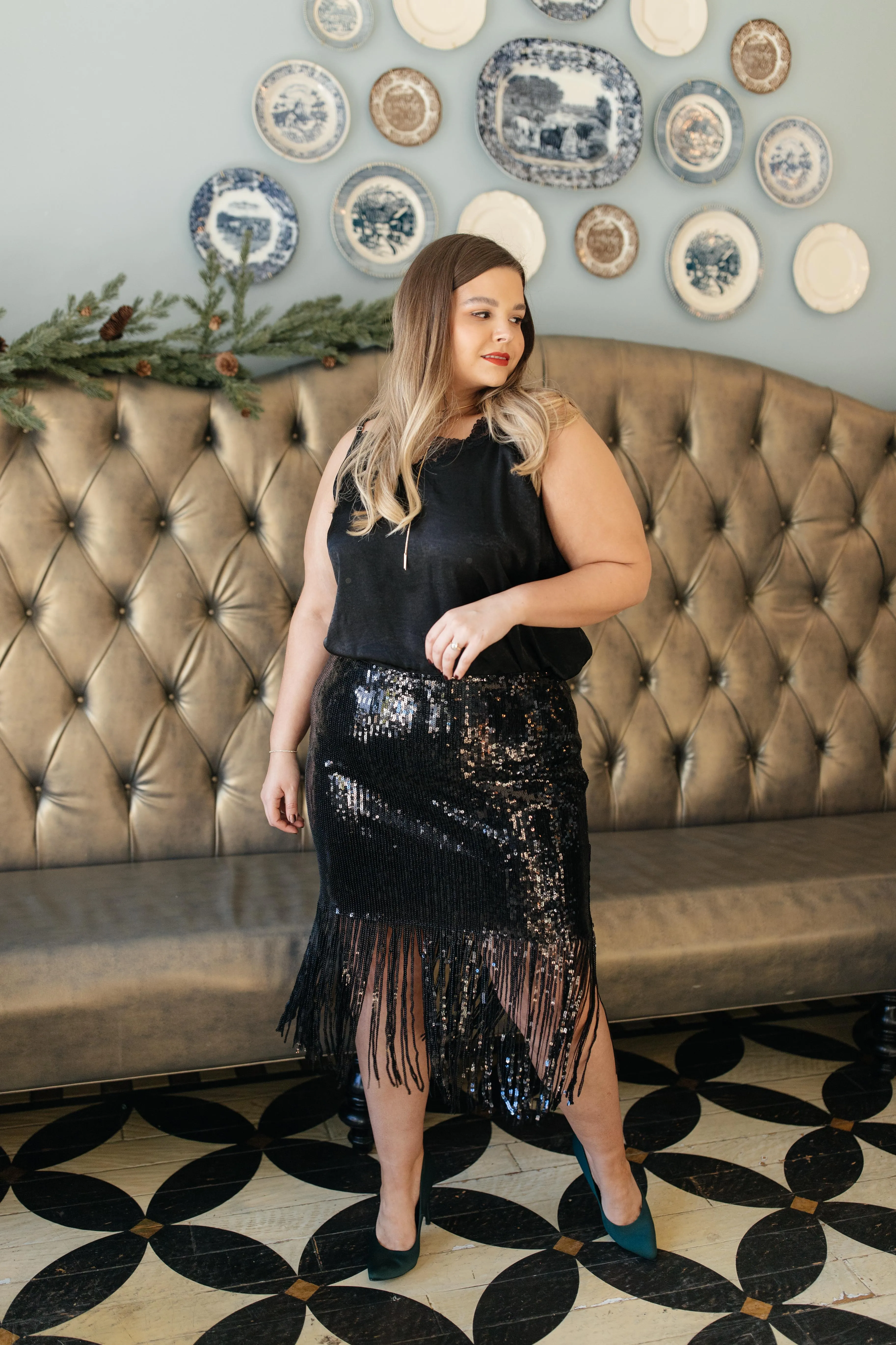 Sierra Sequin Skirt