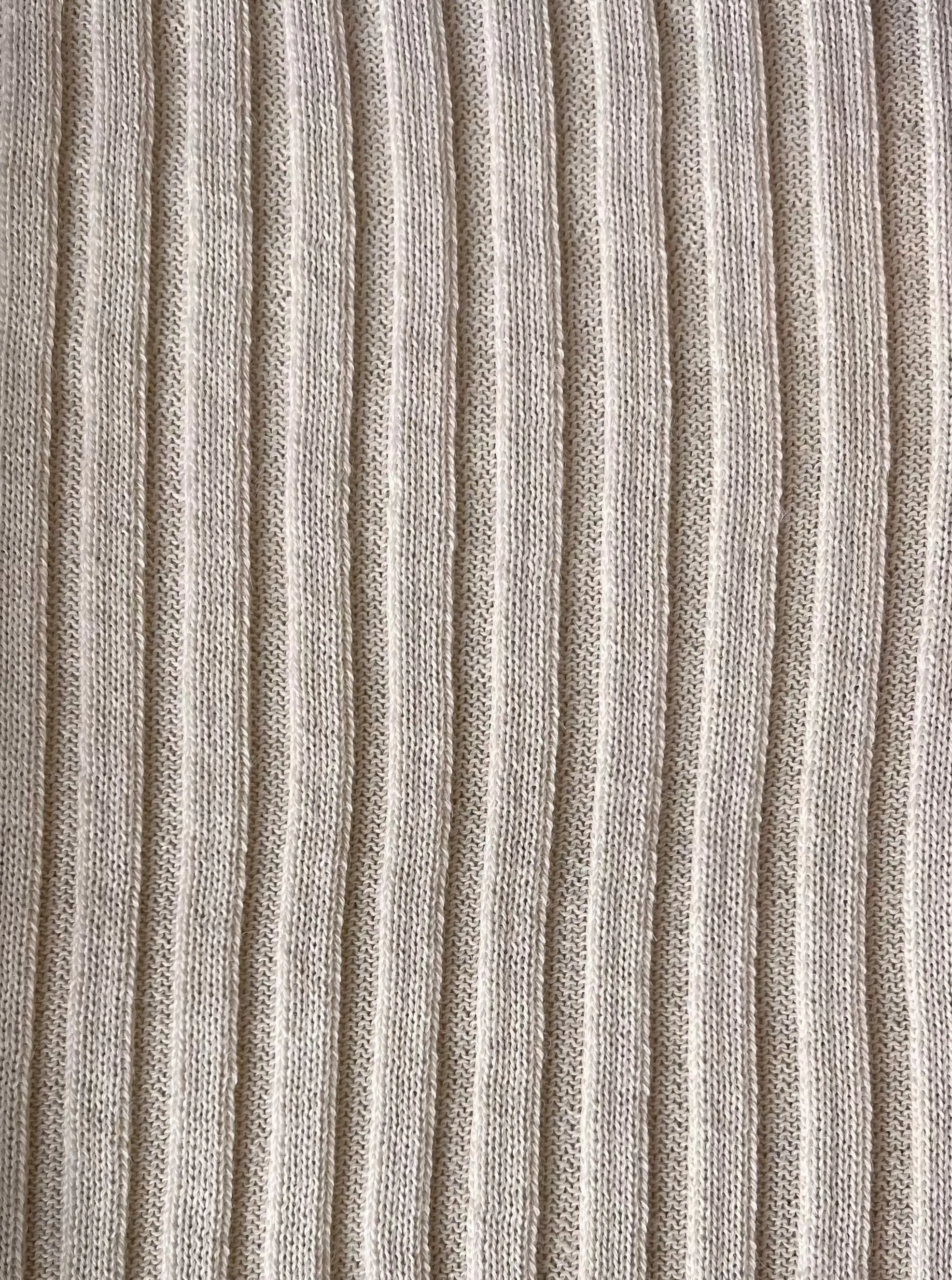 Soa Ribbed Turtleneck - Ivory