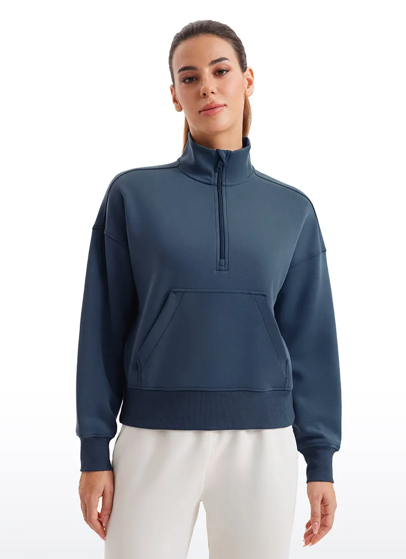 SoftAura Half Zip Pullover Sweatshirt