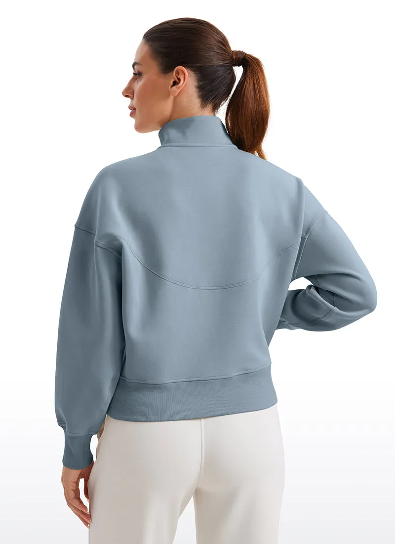 SoftAura Half Zip Pullover Sweatshirt