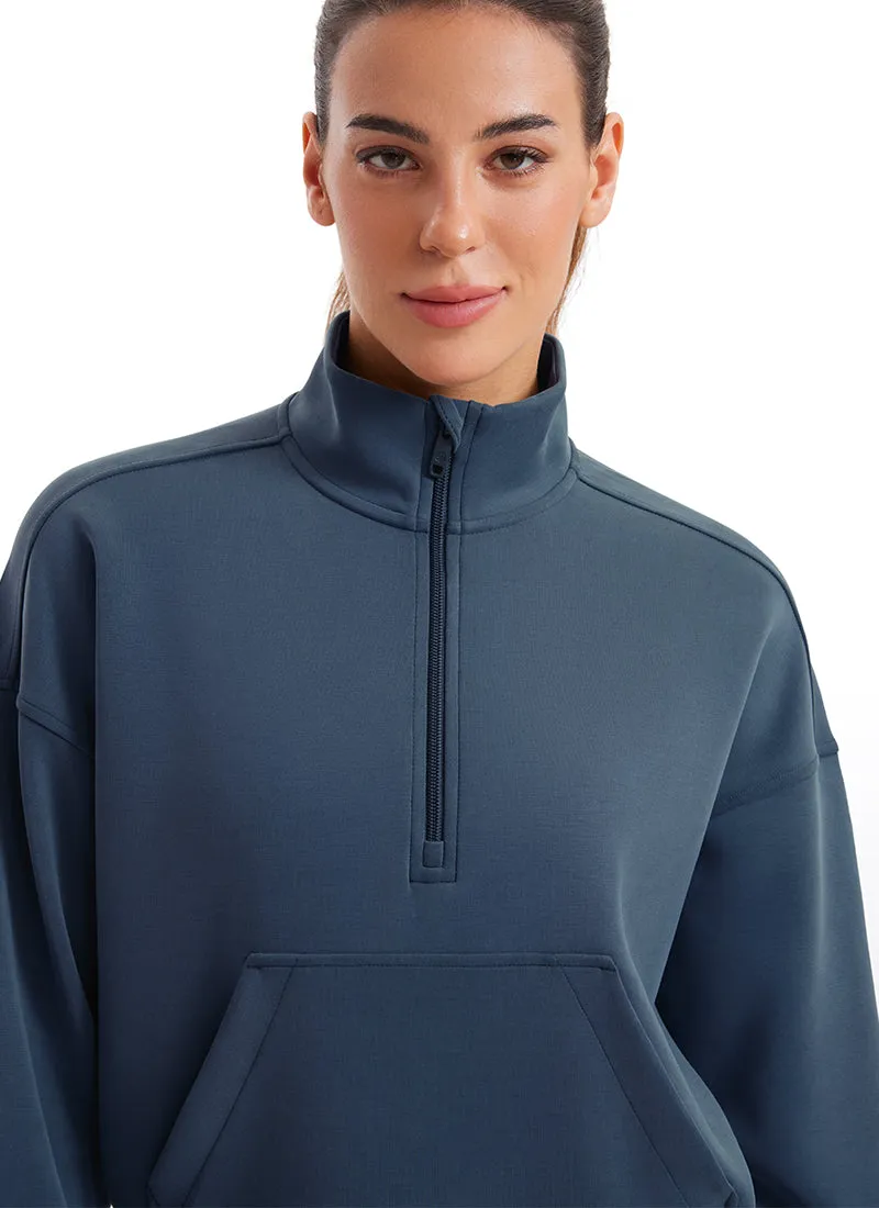 SoftAura Half Zip Pullover Sweatshirt