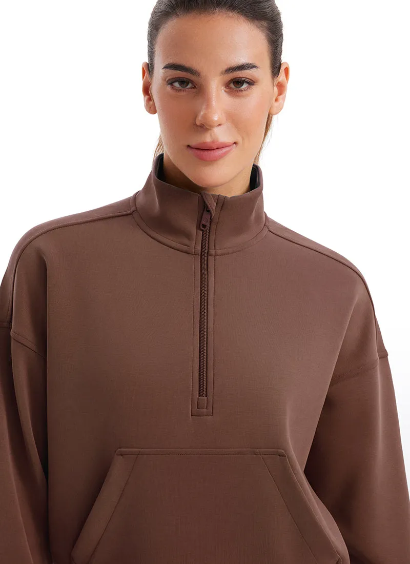 SoftAura Half Zip Pullover Sweatshirt