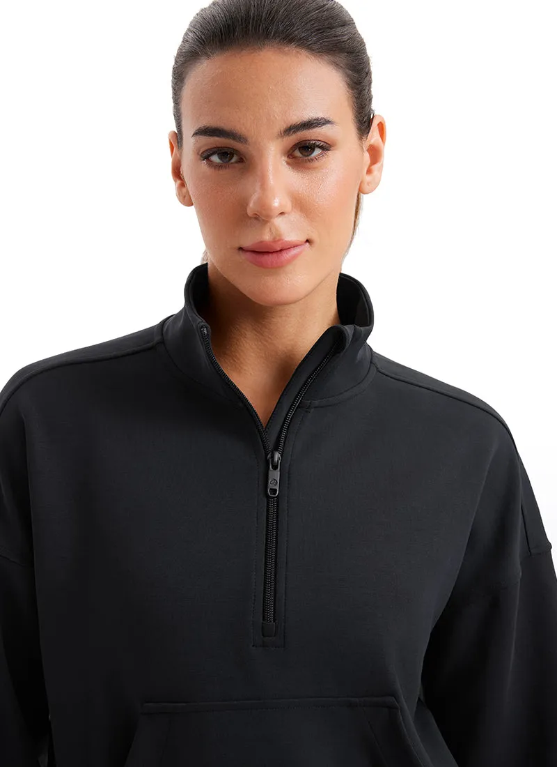 SoftAura Half Zip Pullover Sweatshirt