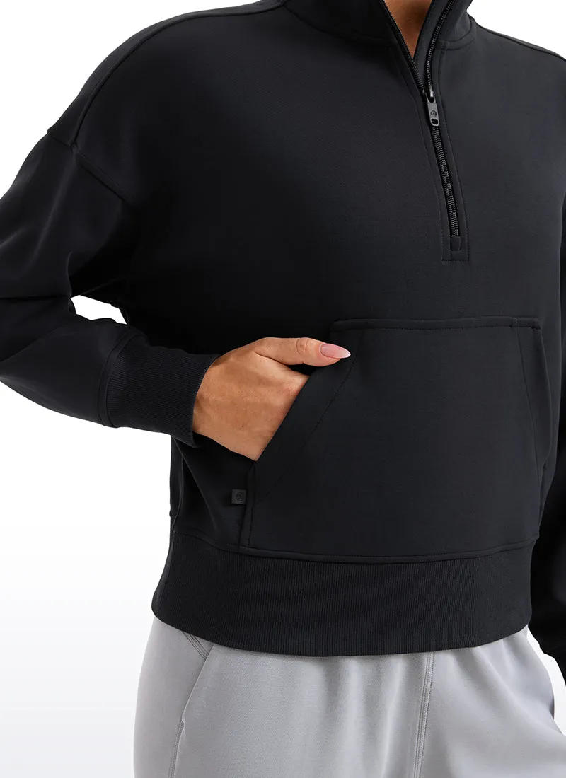 SoftAura Half Zip Pullover Sweatshirt