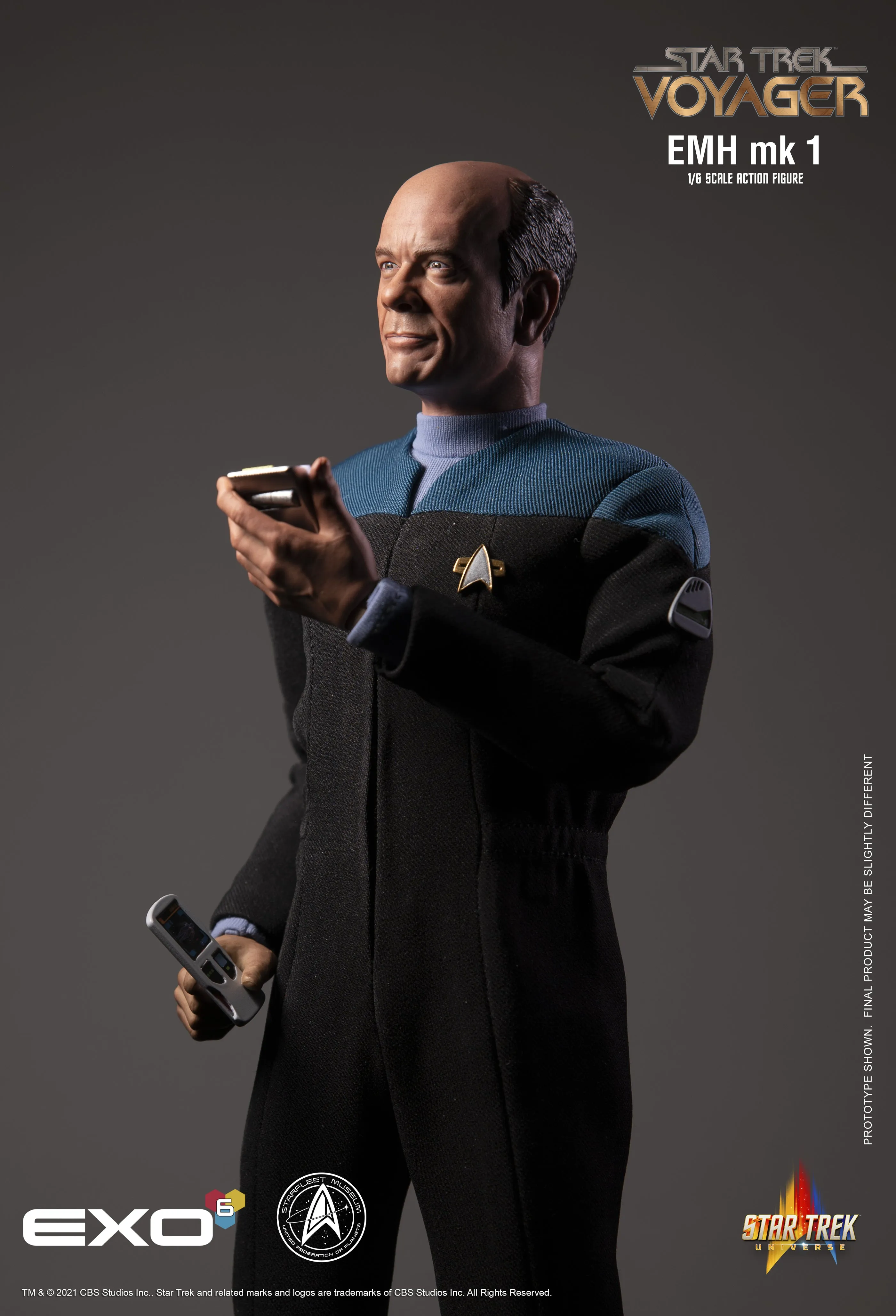 Star Trek Voyager The Doctor EMH 1/6 Scale Figure