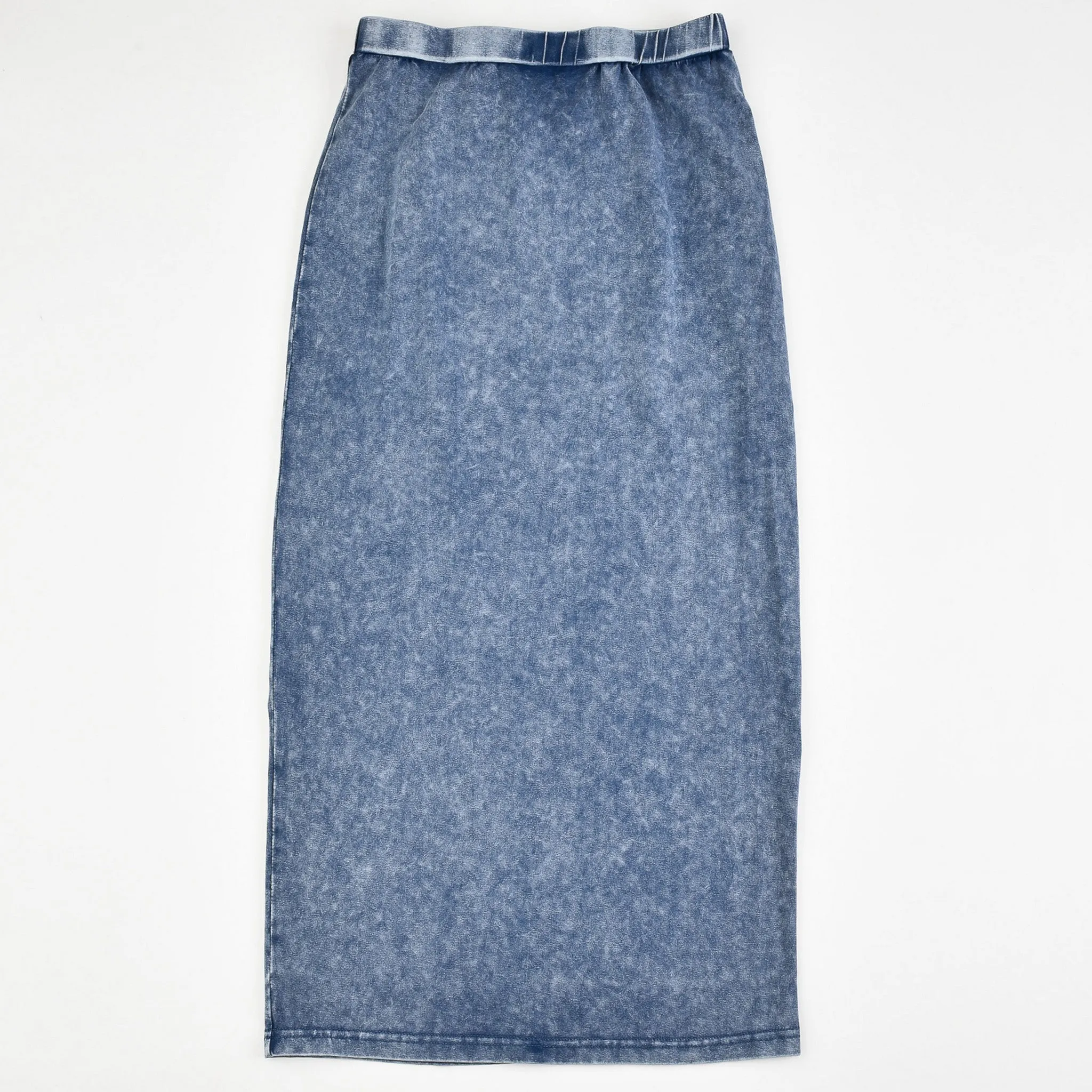 Stone Wash Pencil Skirt