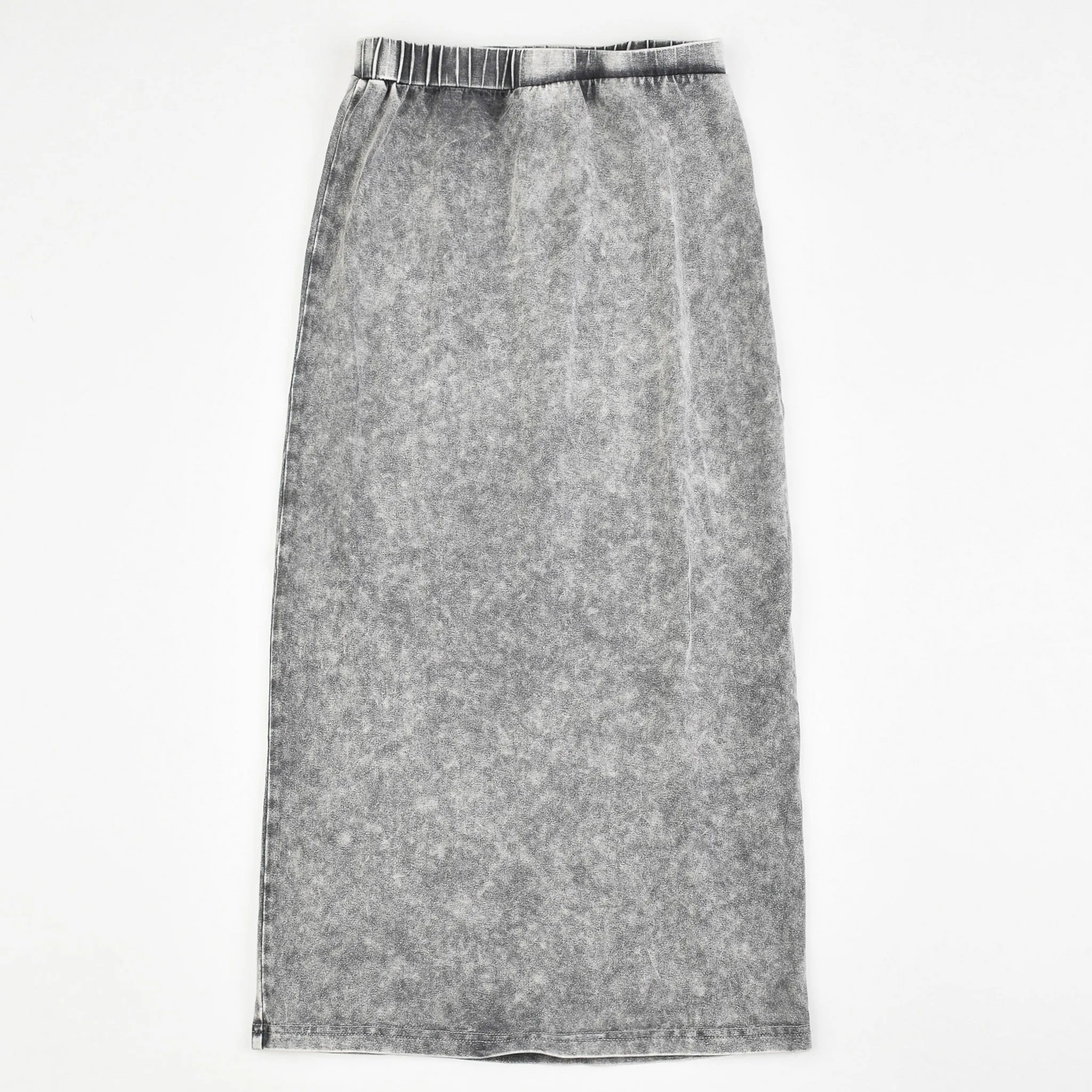 Stone Wash Pencil Skirt