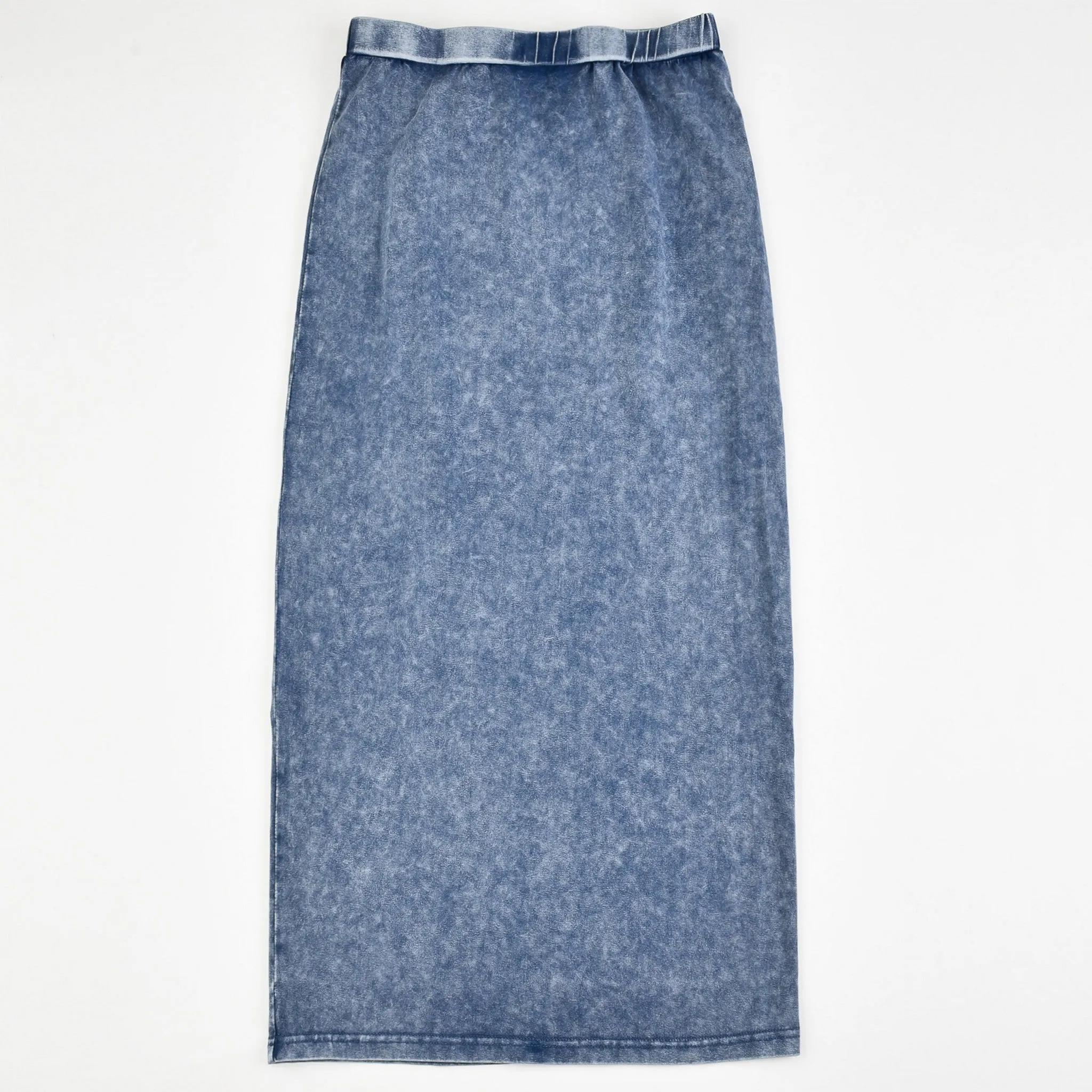 Stone Wash Pencil Skirt