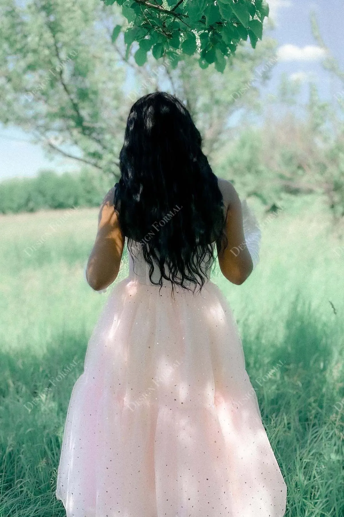 Sweetheart Neck Corset Strapless Custom Pink Cocktail Prom Gown