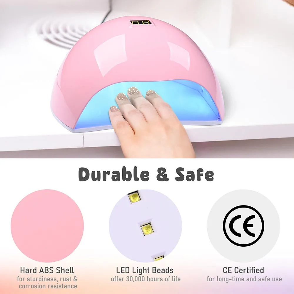 TheLAShop LED Nail Lamp Gel Dryer Built-in Timer