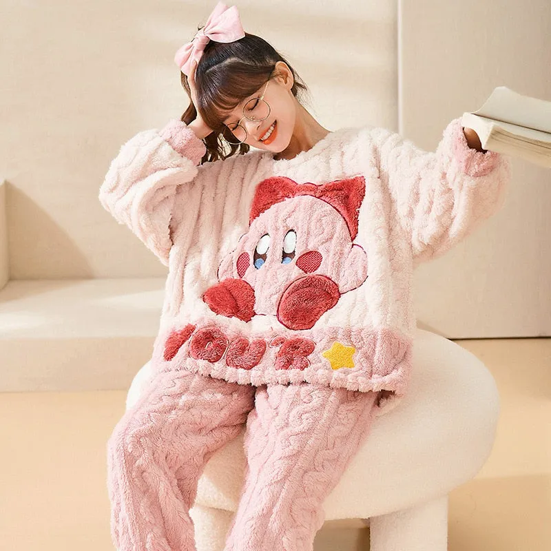 Thick Knit Kawaii Pajama Sets