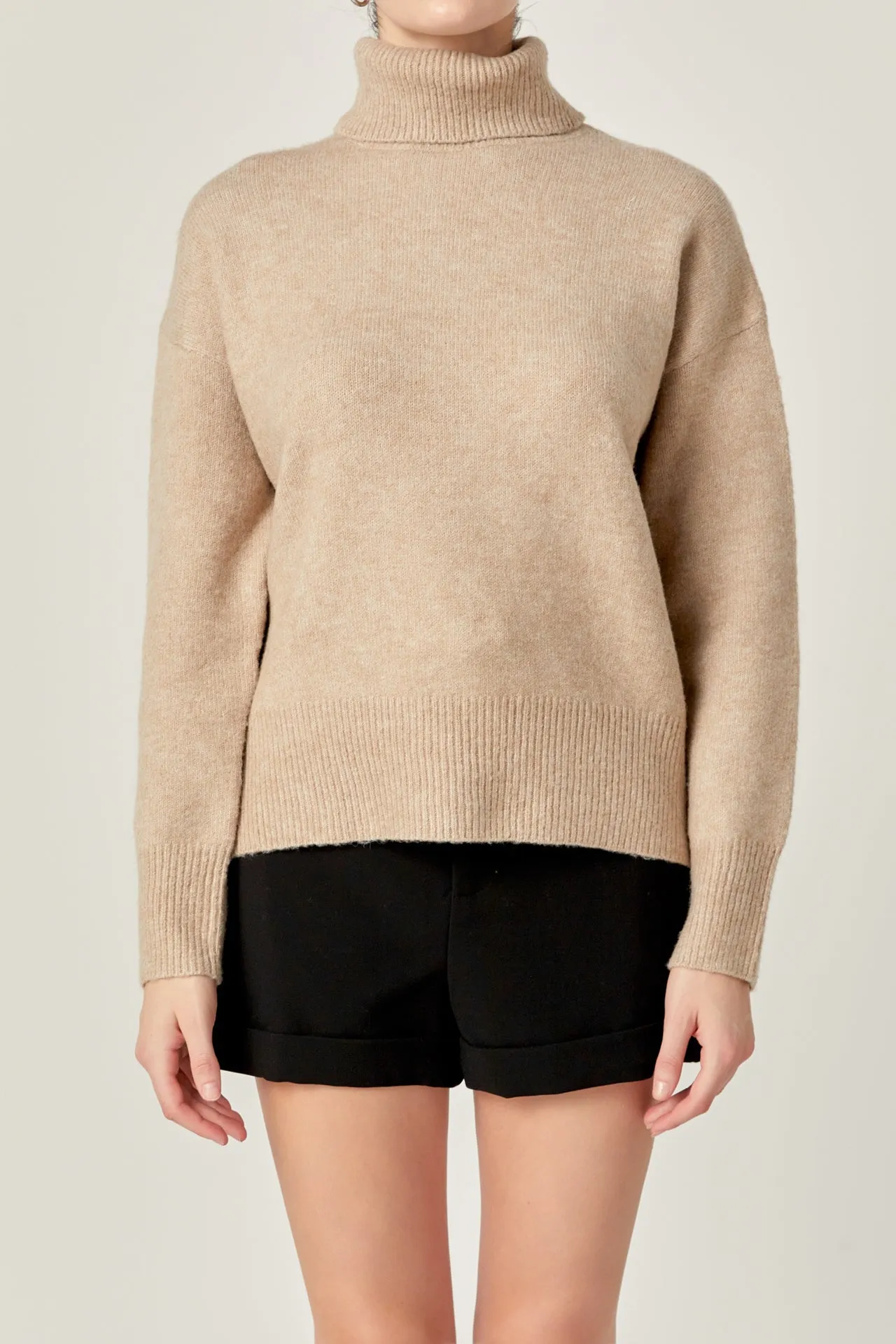 Turtleneck Long Sleeve Sweater