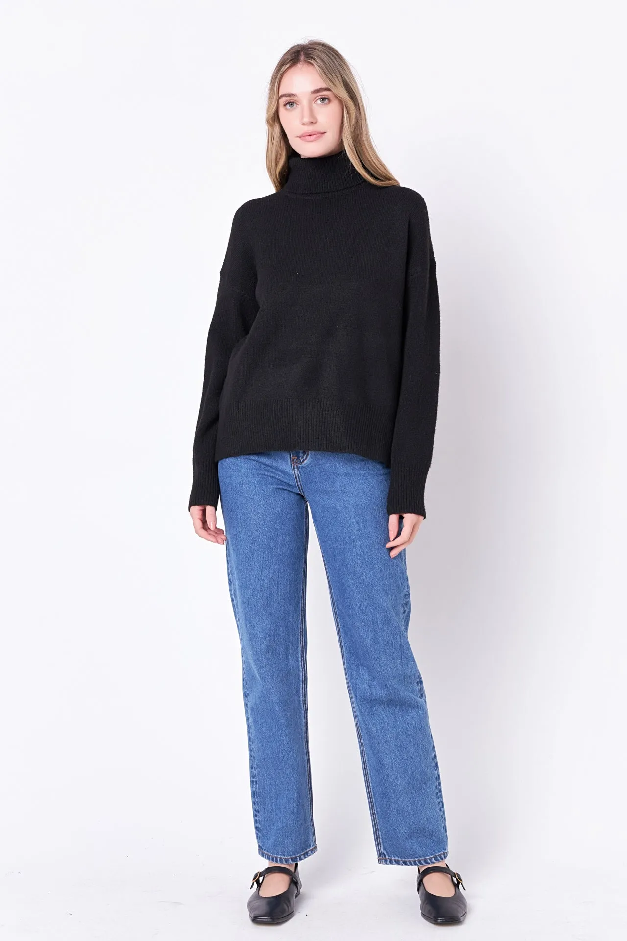 Turtleneck Long Sleeve Sweater