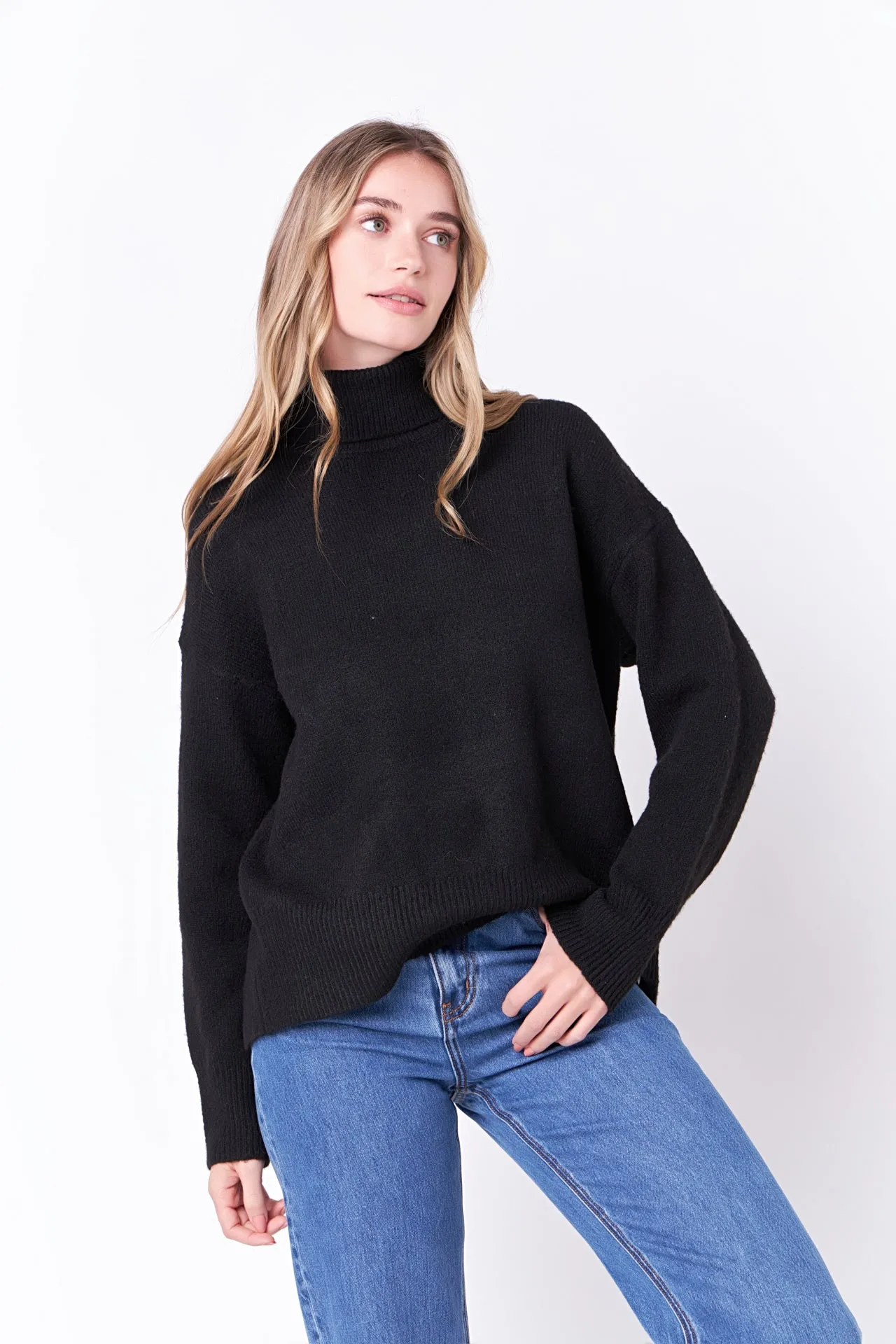 Turtleneck Long Sleeve Sweater