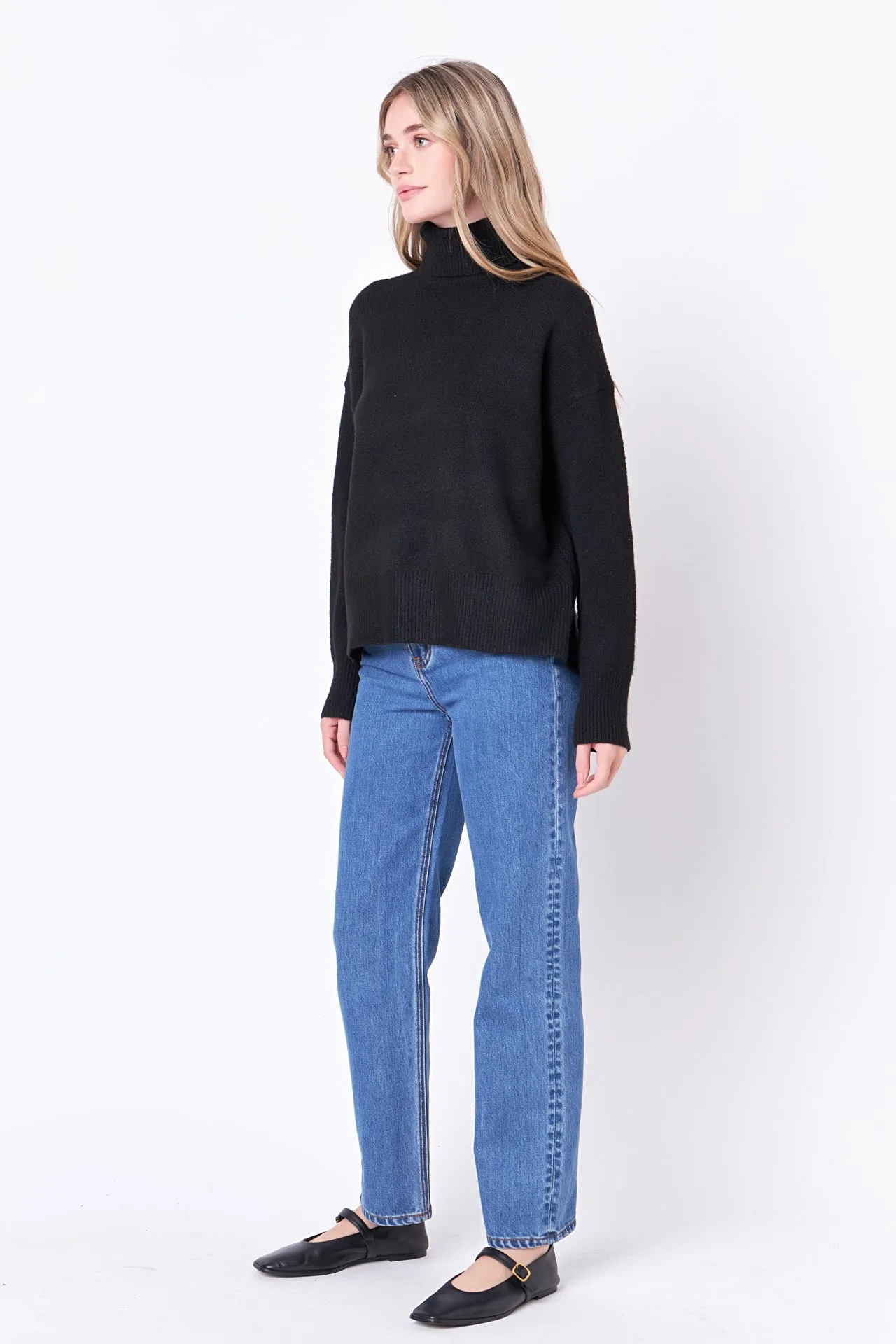 Turtleneck Long Sleeve Sweater