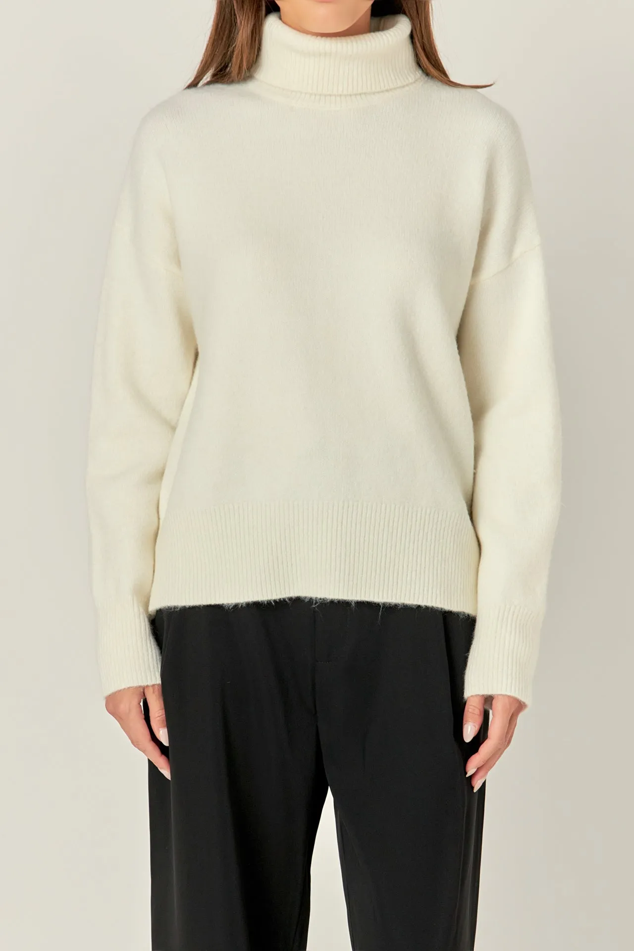 Turtleneck Long Sleeve Sweater