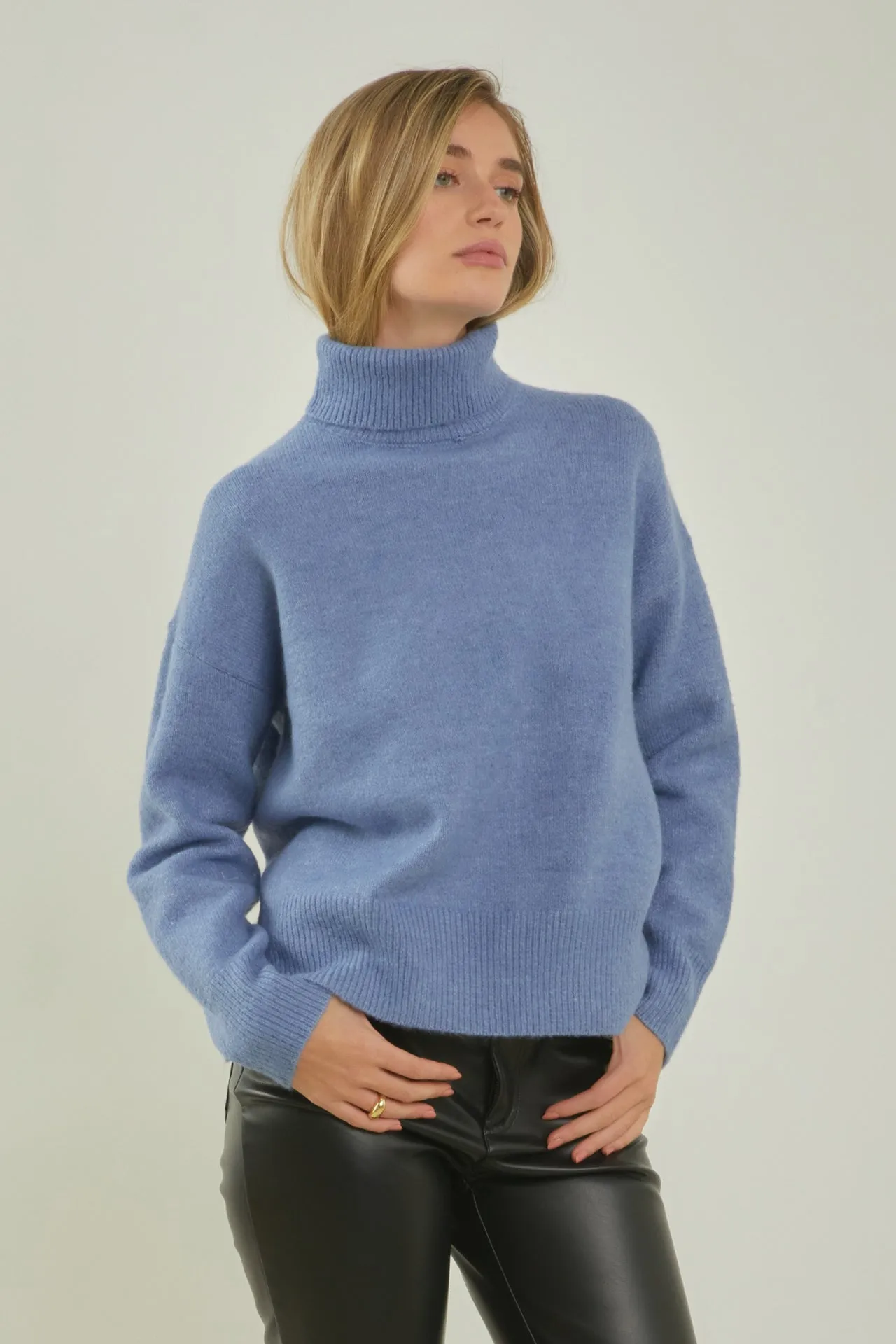 Turtleneck Long Sleeve Sweater