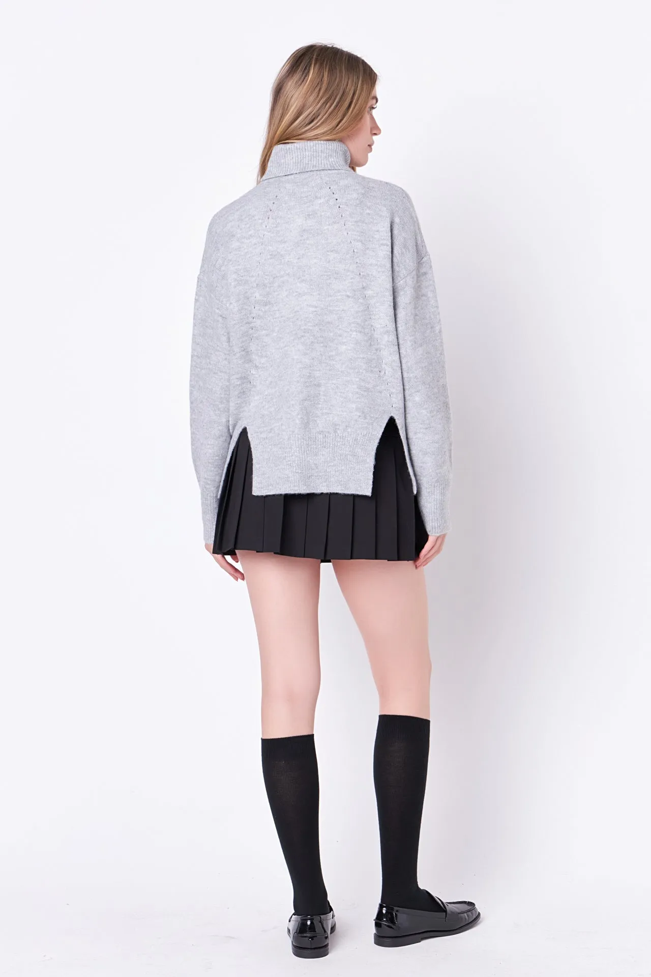 Turtleneck Long Sleeve Sweater