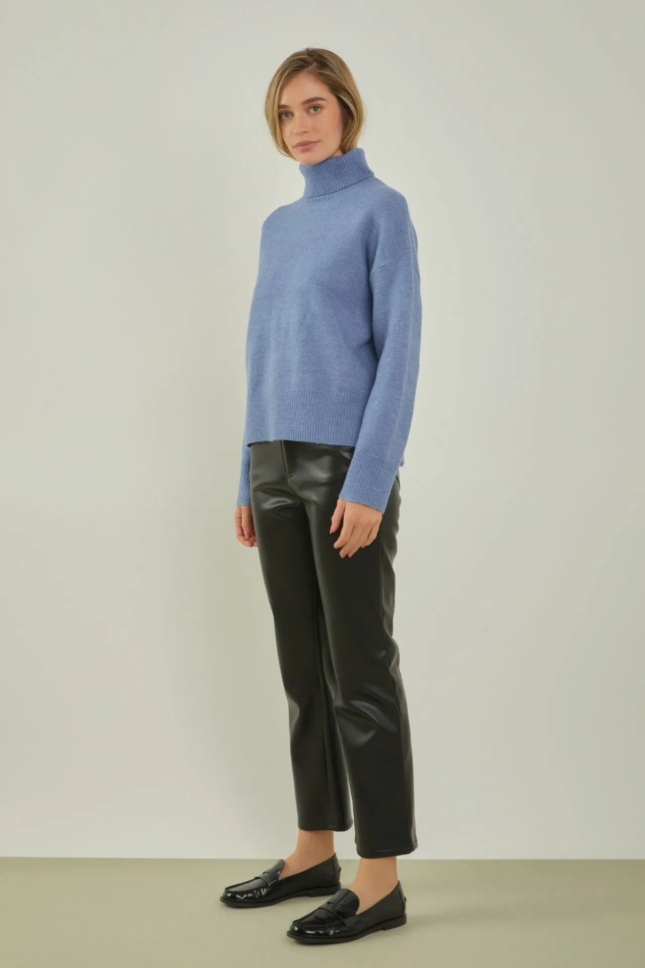 Turtleneck Long Sleeve Sweater