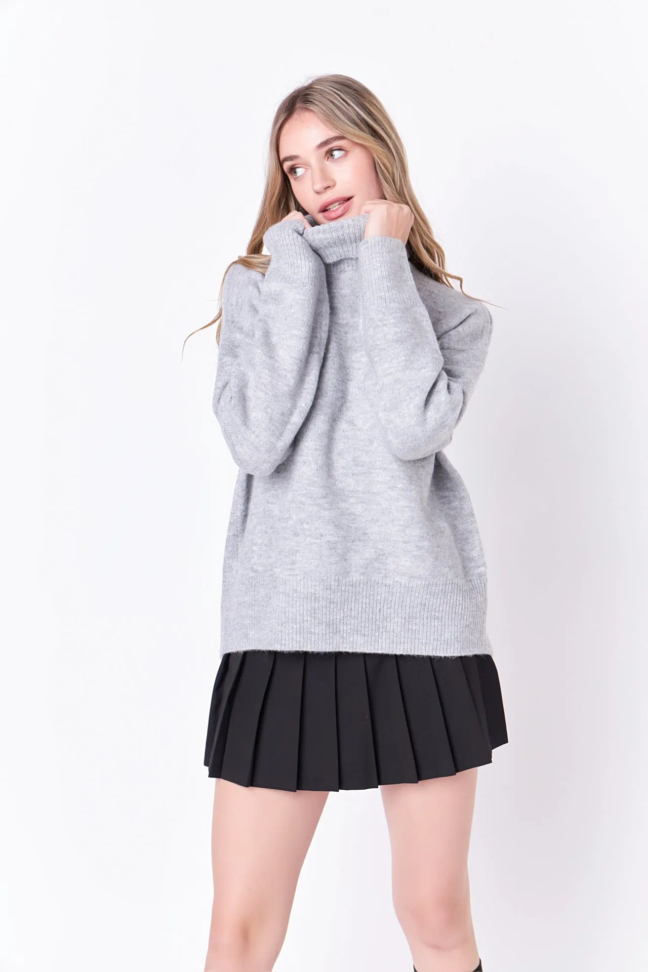 Turtleneck Long Sleeve Sweater