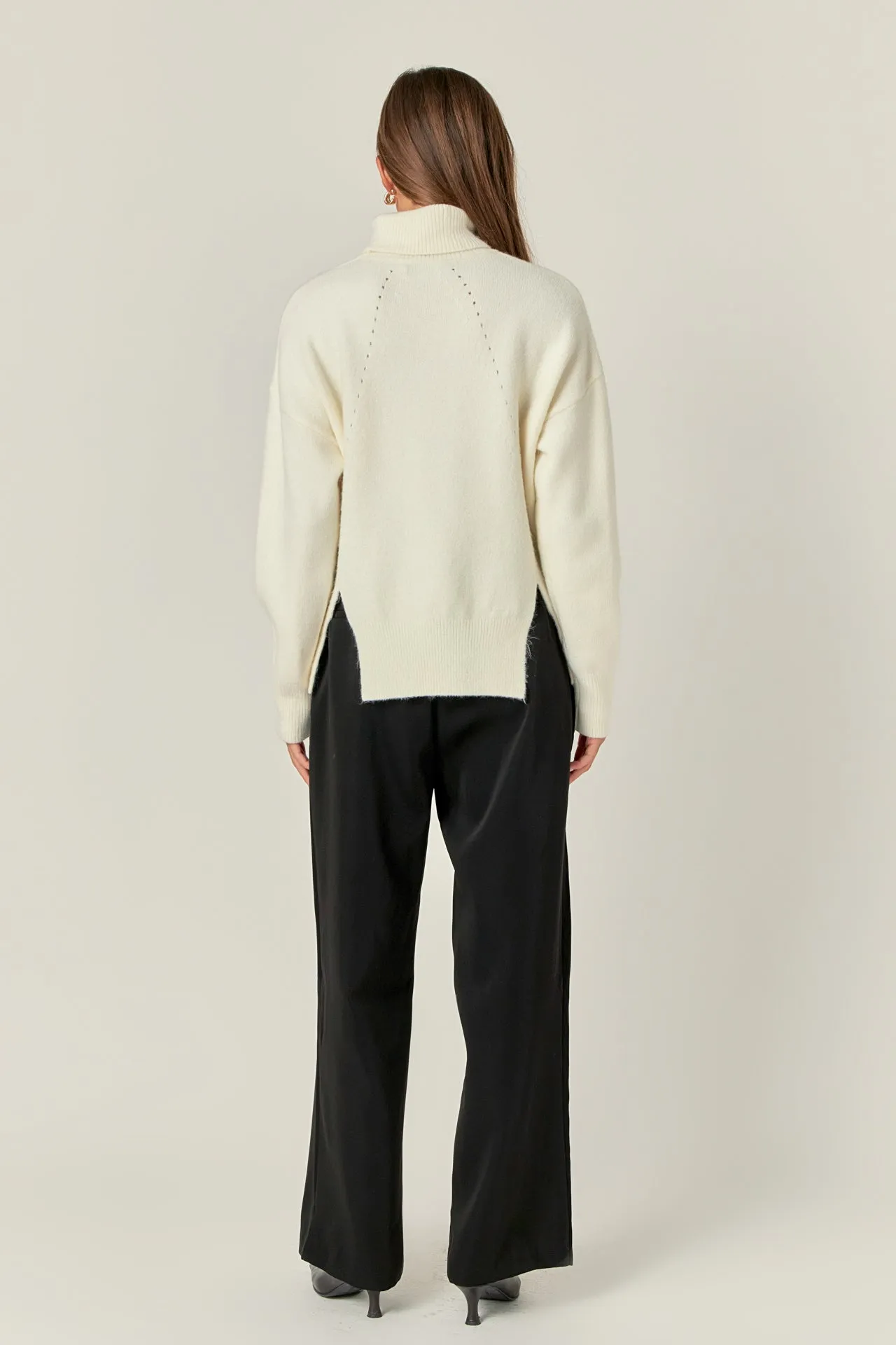 Turtleneck Long Sleeve Sweater