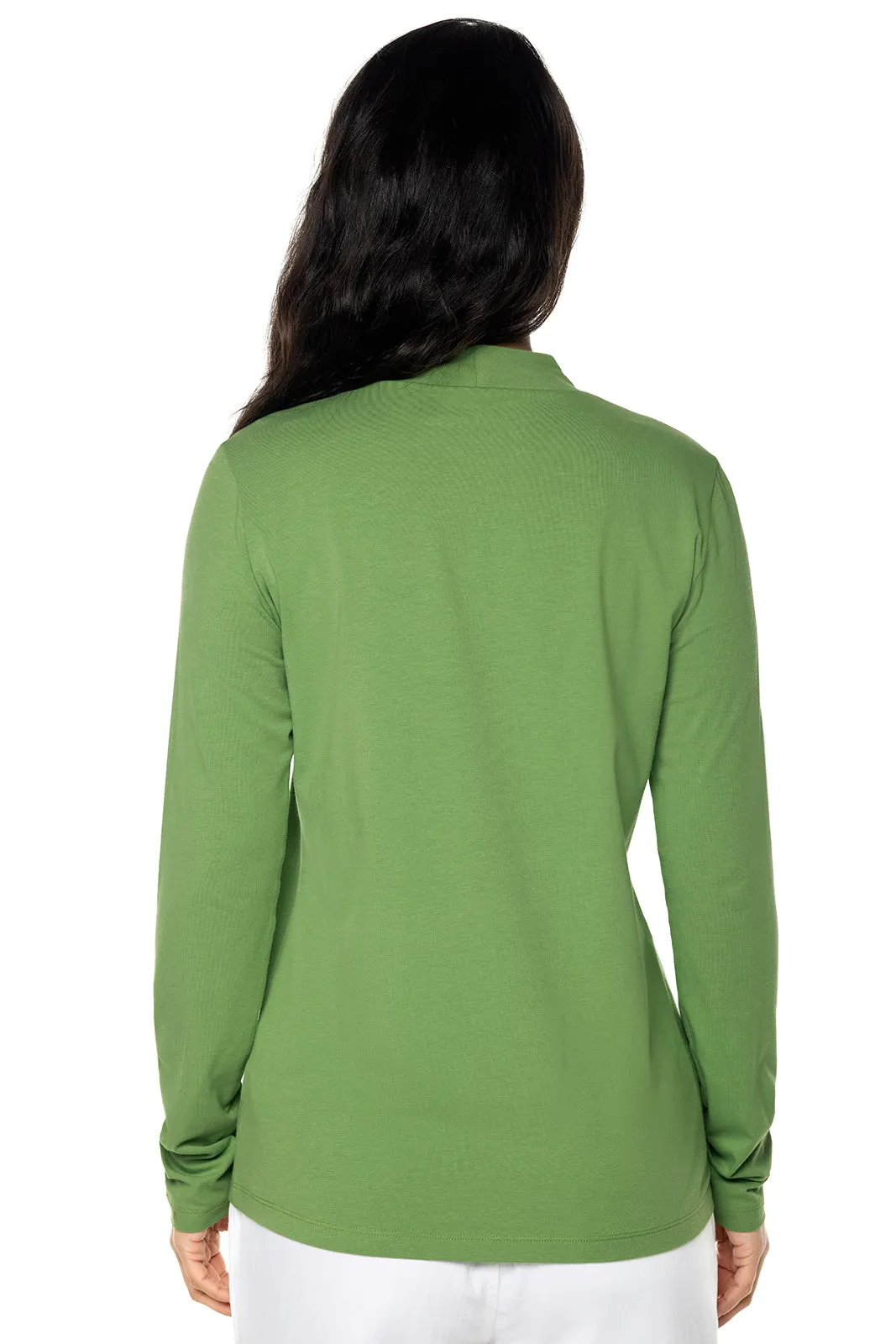 Women's Islandia Long Sleeve Turtleneck  |  Soft Fern