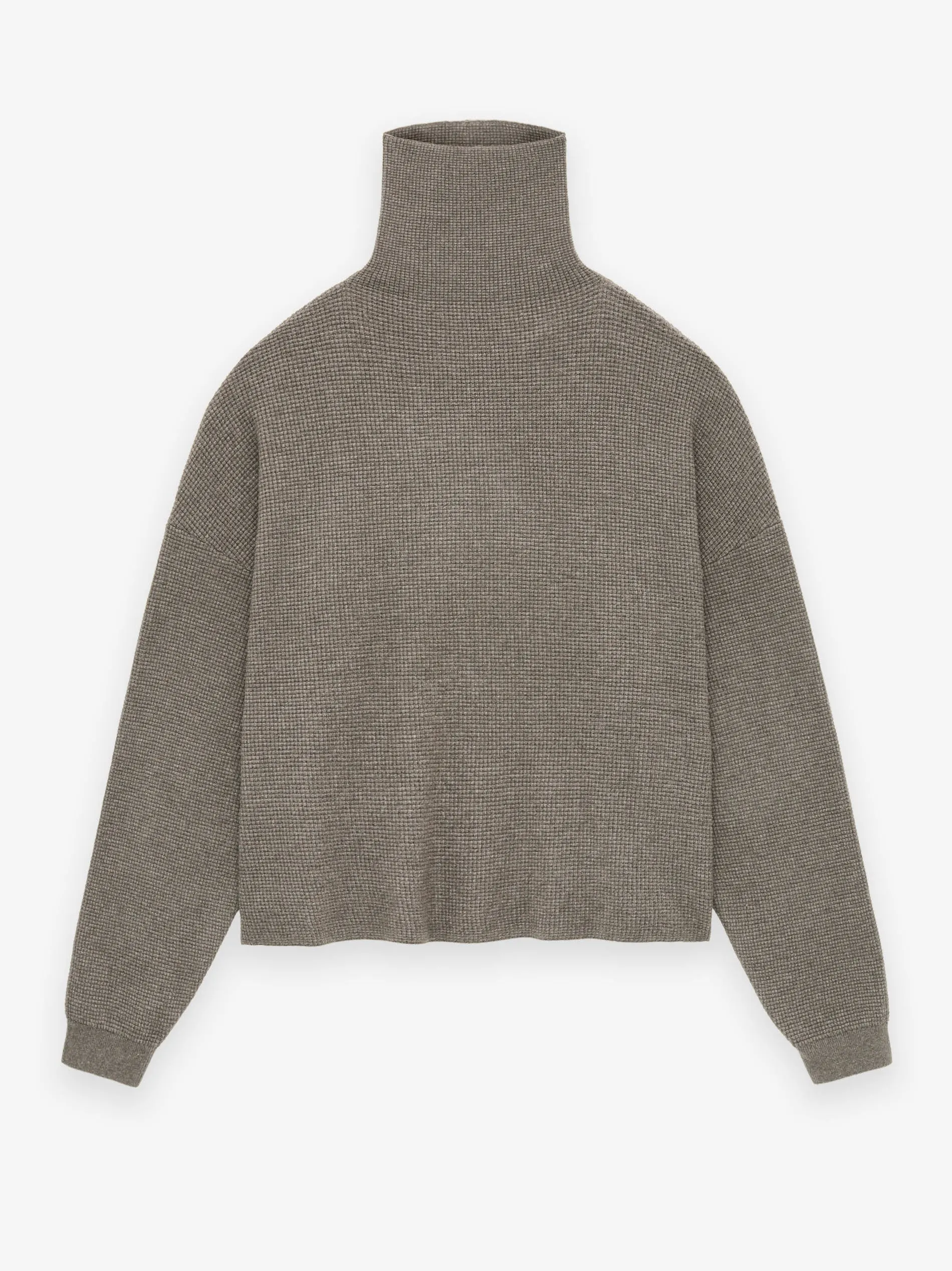 Women's Waffle Turtleneck