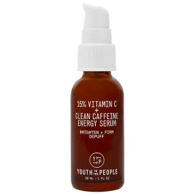 Youth to the People 15% Vitamin C   Clean Caffeine Energy Serum