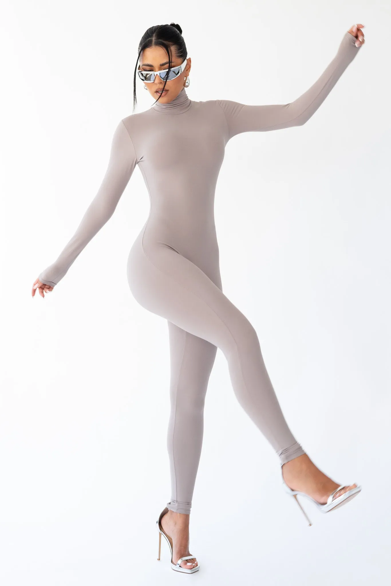 Zea Full Bodysuit - Sand