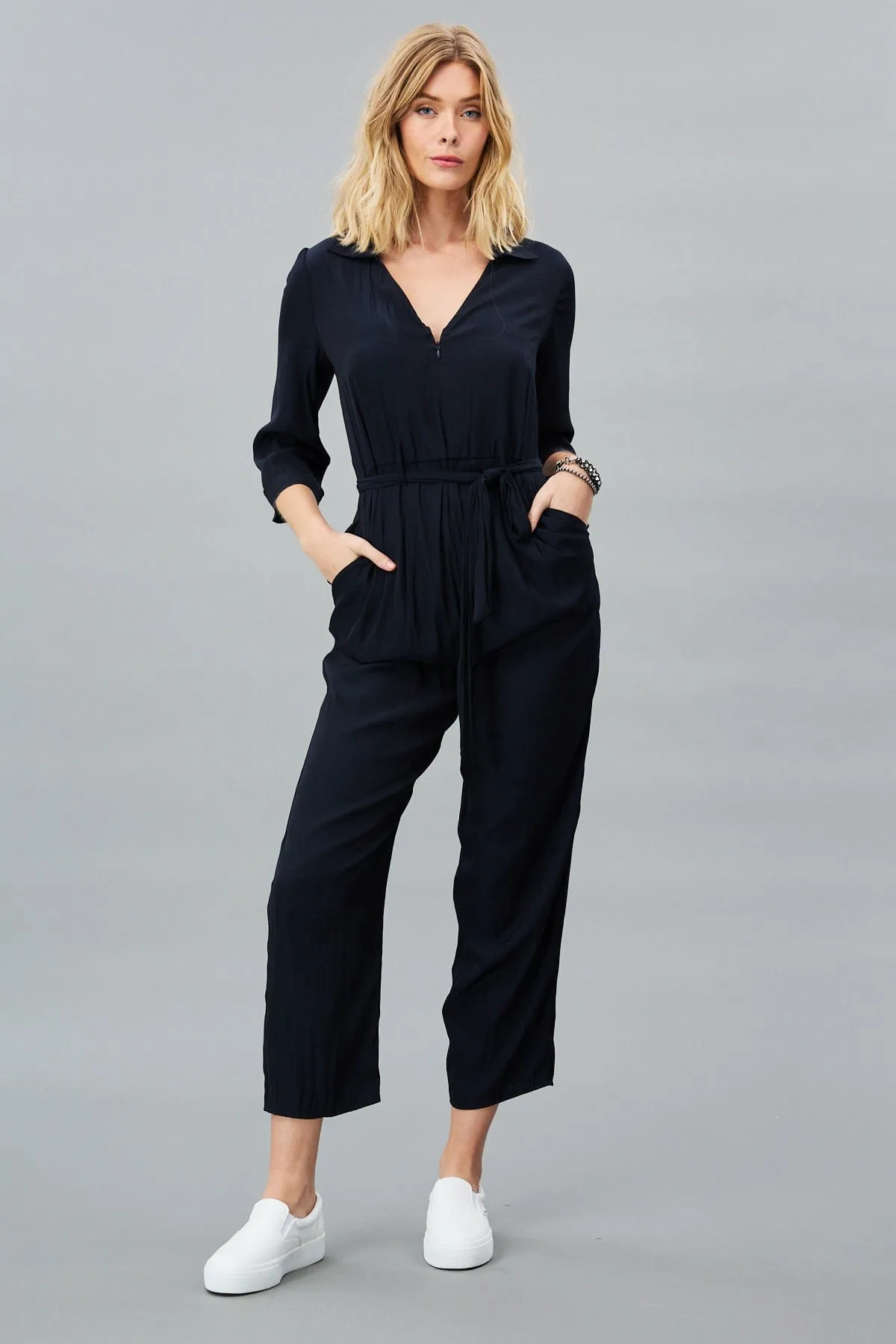 Zip Front Jumpsuit